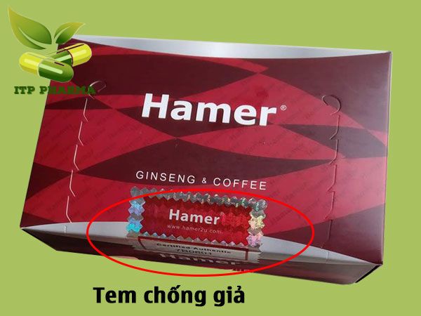 Mặt sau hộp Kẹo Sâm Hamer