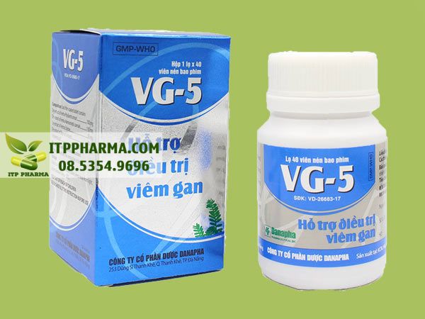 Thuốc mát gan VG-5 Danapha