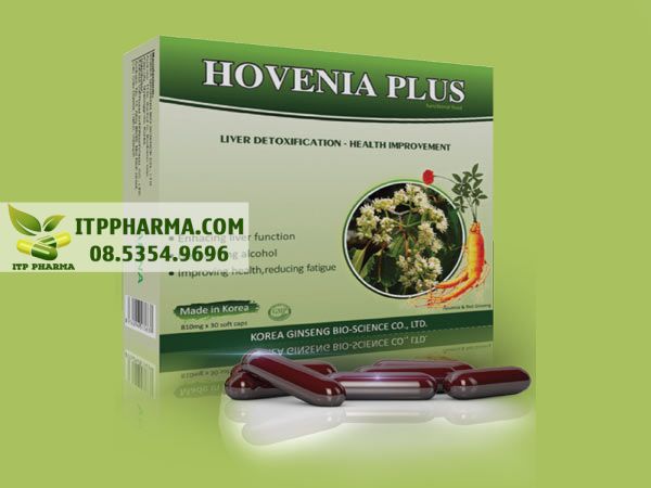Viên uống mát gan Hovenia Plus