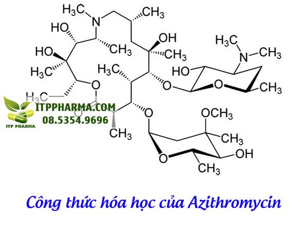 Cấu trúc hóa học của Azithromycin