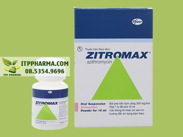 Zithromax được sản xuất bởi Pfizer