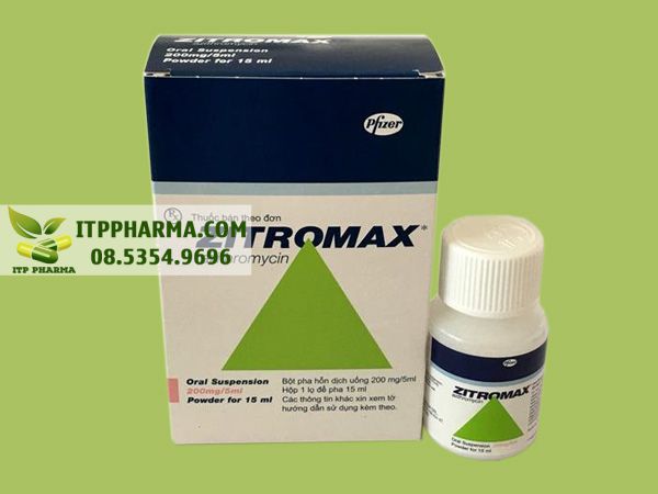 Thuốc Zithromax chứa kháng sinh Azithromycin