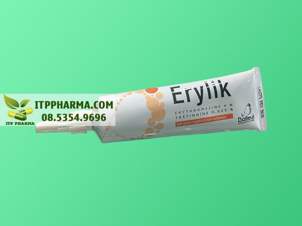 Hình ảnh ống Erylik về thuốc trị mụn