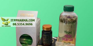 Hình ảnh giảm cân GoDetox và trà hoa giải độc Detox Fresh Every Day