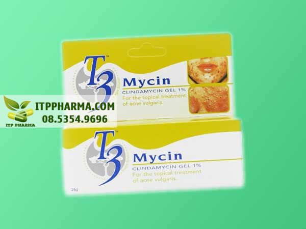 Tại nồng độ thấp, thành phần Clindanycin của T3 Mycin ngăn vi khuẩn xâm nhập và phát triển còn tại nồng độ cao thì khử khuẩn hiệu quả