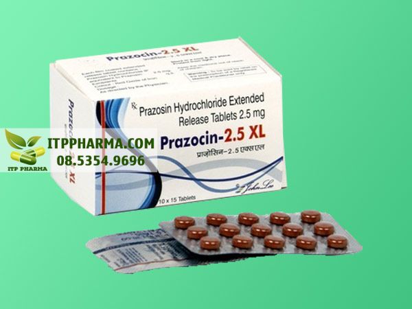 Thuốc điều trị tăng huyết áp Prazosin