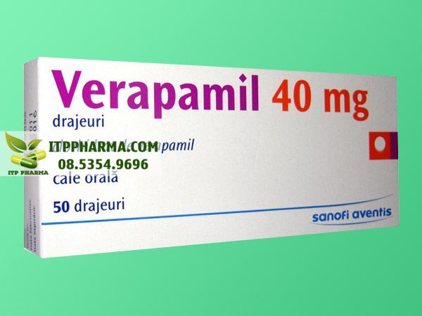Thuốc điều trị tăng huyết áp Verapamil