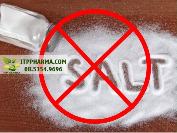 Không nên sử dụng muối khi bị tăng huyết áp