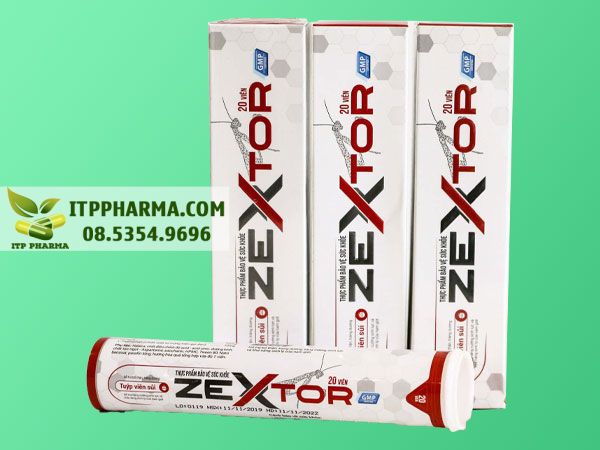 Viên sủi Zextor được nhiều người tin dùng