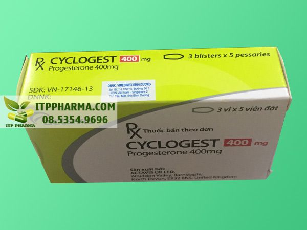 Thuốc tránh thai Cyclogest dành cho nữ