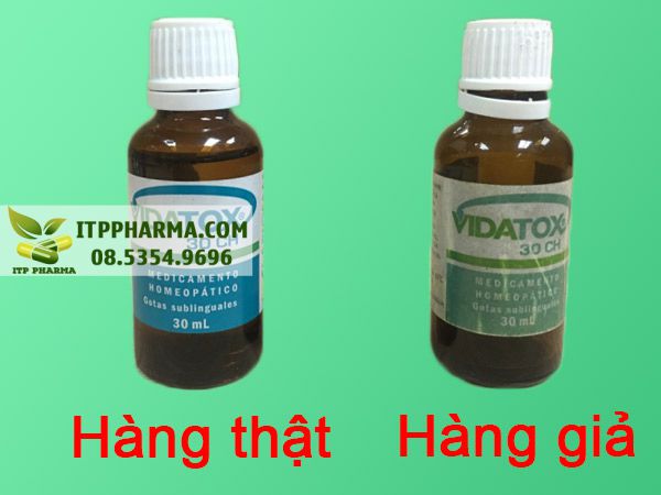 Phân biệt thuốc Vidatox thật và giả