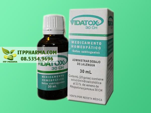 Mặt trước thuốc Vidatox