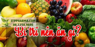 Bị trĩ nên ăn gì?