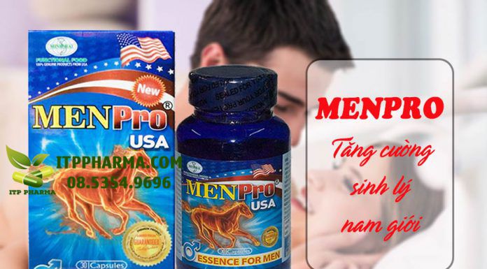 MenPro giúp tăng cường chức năng sinh lý ở nam giới