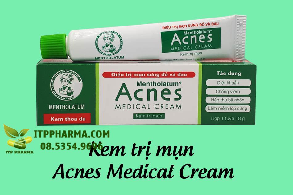 Kem trị mụn Acnes Medical Cream - giúp xóa đi nỗi lo về mụn