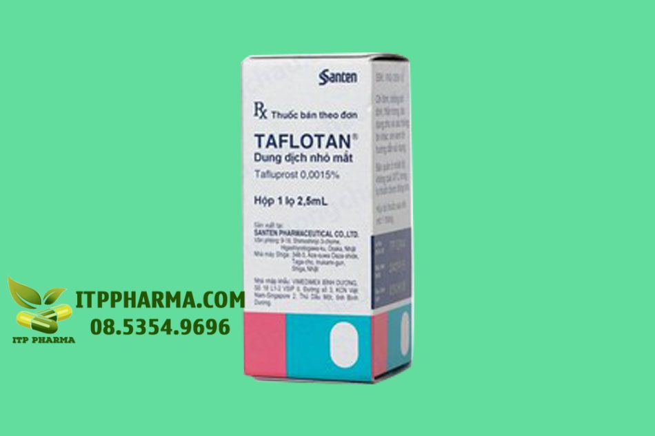 Hình ảnh hộp thuốc nhỏ mắt Taflotan