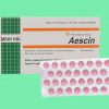 Hình ảnh hộp và vỉ thuốc Aescin