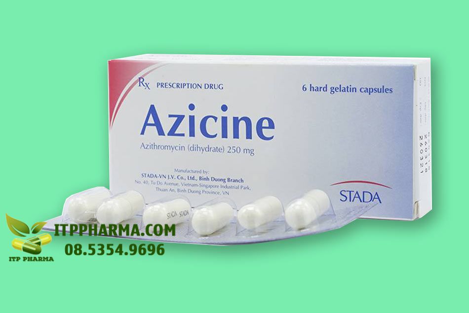 Thuốc Azicine 250mg