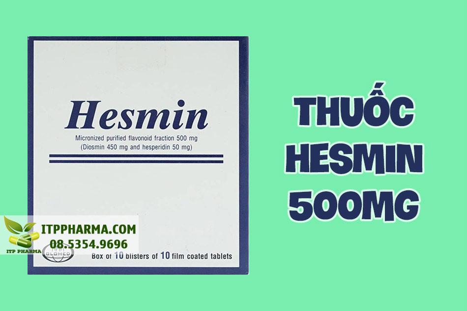 Hình ảnh thuốc Hesmin 500mg