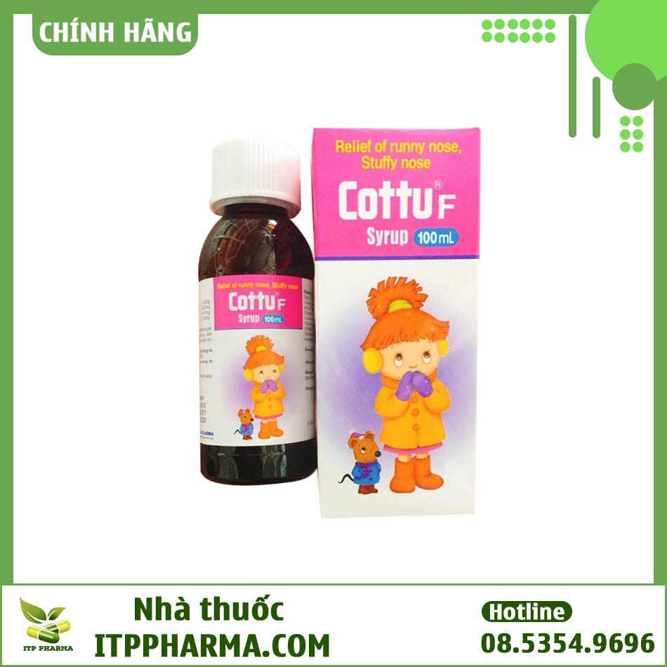 Thuốc Cottu F Syrup – Điều trị sổ mũi cho trẻ em – ITP Pharma