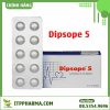 Hình ảnh hộp và vỉ thuốc Dipsope 5