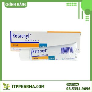 Kem đặc trị mụn Retacnyl Tretinoin Cream 0.05%