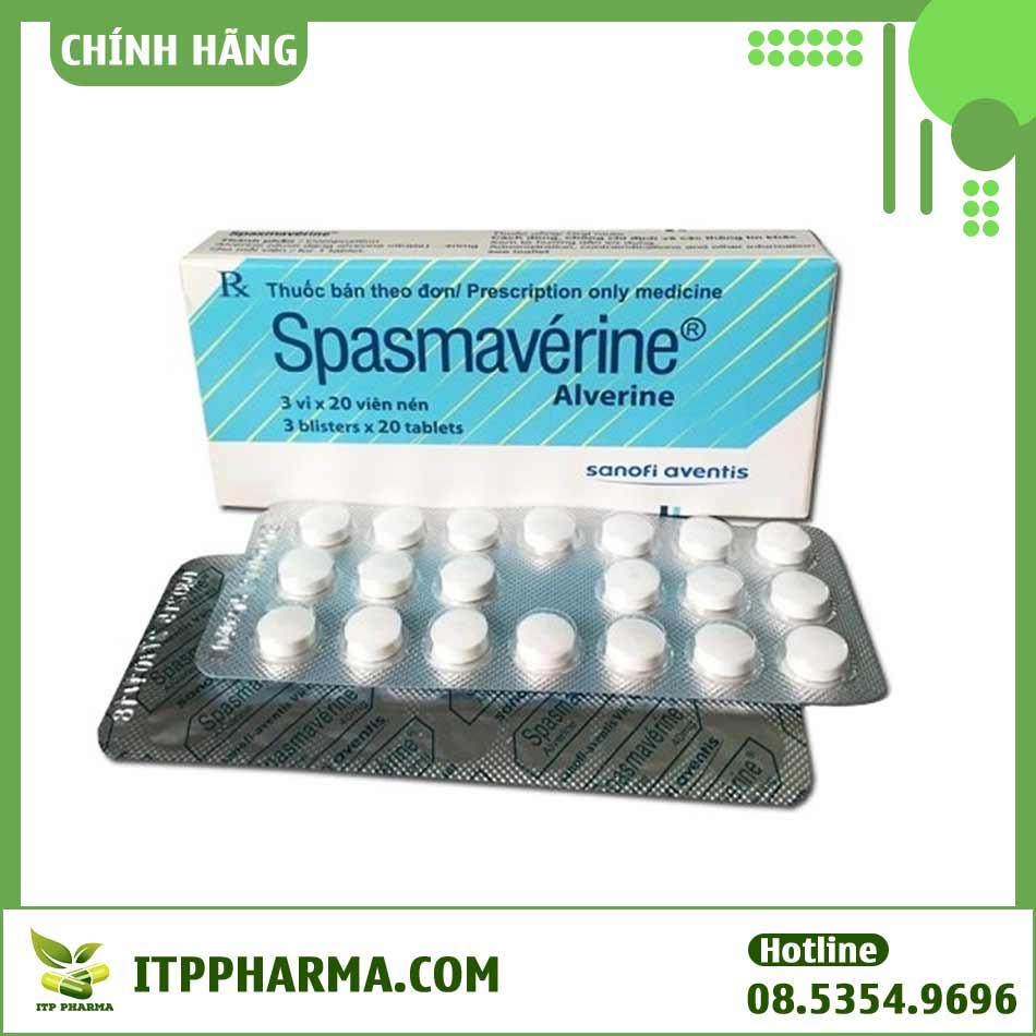 Hình ảnh thuốc Spasmaverine