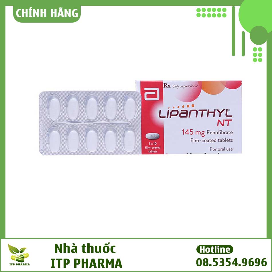 Hình ảnh hộp thuốc Lipanthyl NT