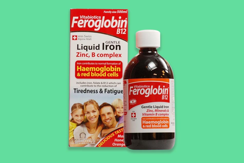Thuốc sắt dạng nước Feroglobin B12