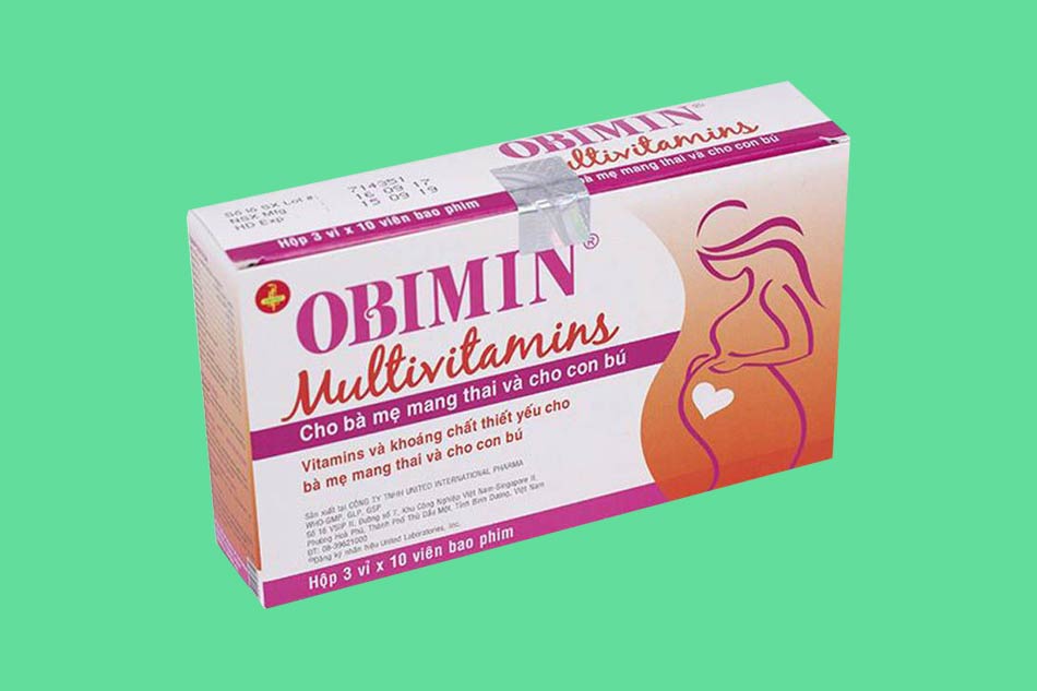 Vitamin cho phụ nữ mang thai và cho con bú Obimin – Việt Nam