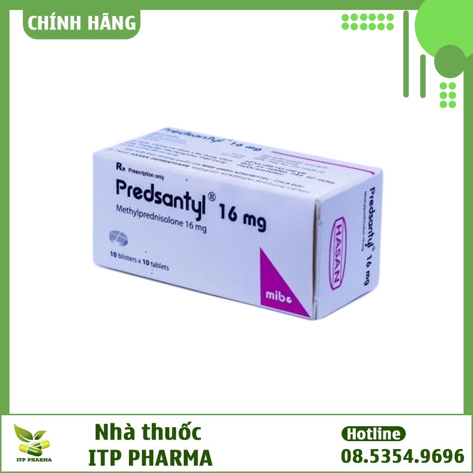 Hình ảnh hộp thuốc Predsantyl 16mg