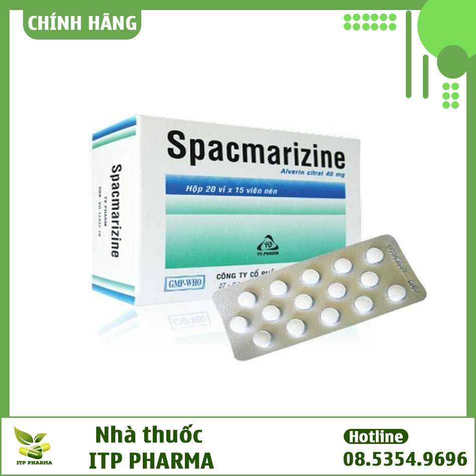 Spacmarizine - Thuốc chống co thắt cơ trơn đường tiêu hóa và vùng tiết niệu, sinh dục
