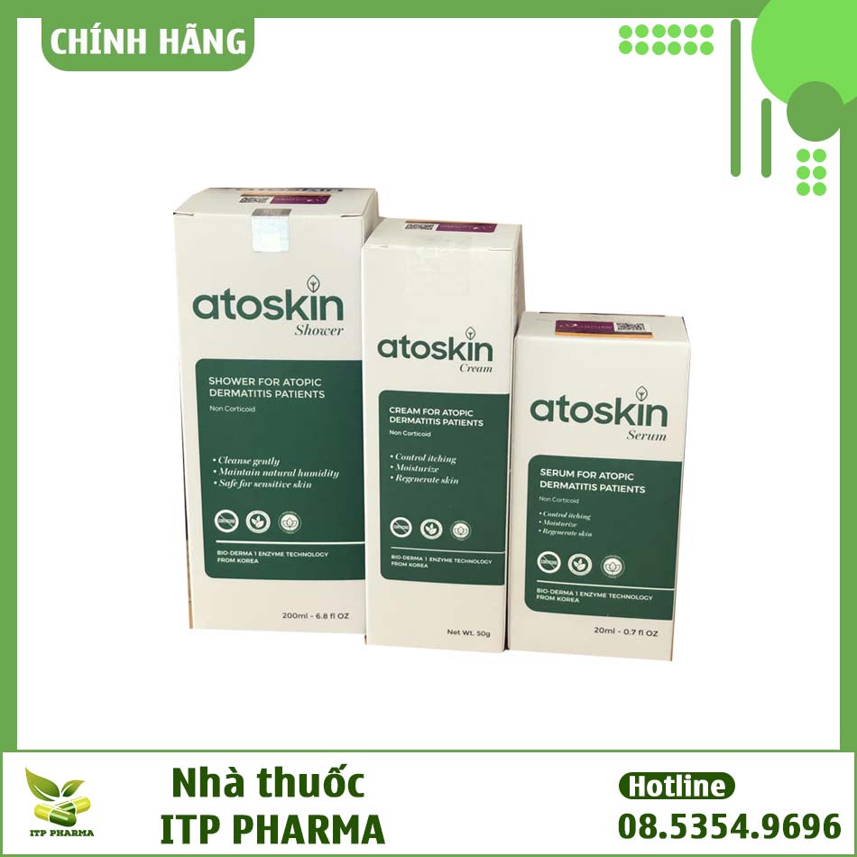Sản phẩm Atoskin - giúp cải thiện tình trạng viêm da cơ địa