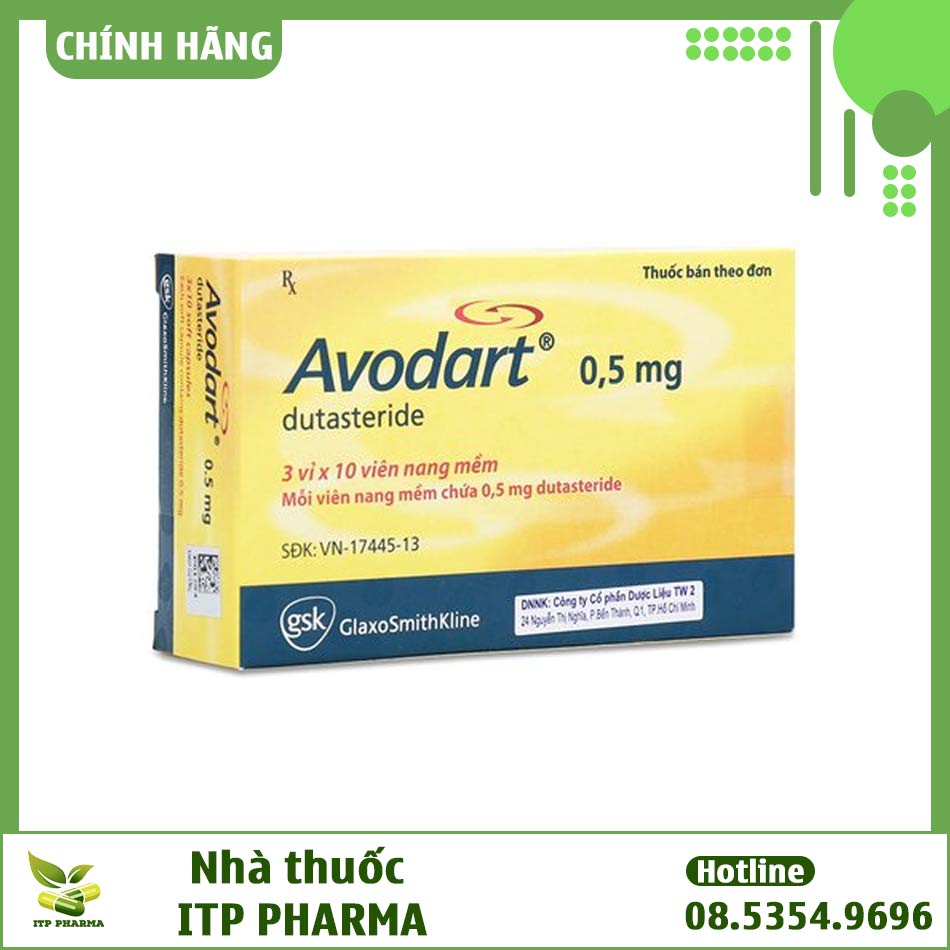 Hình ảnh hộp thuốc Avodart