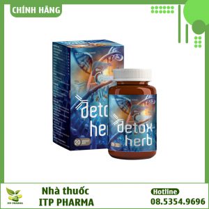 Detox herb - hỗ trợ tiêu diệt các loại ký sinh trùng