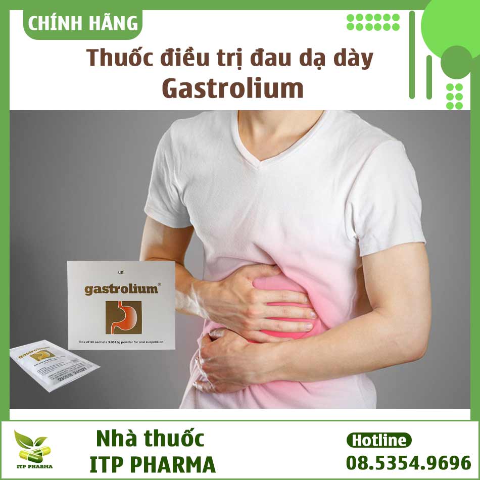 Thuốc điều trị đau dạ dày Gastrolium