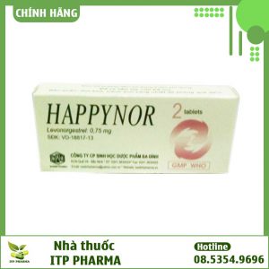 Hình ảnh hộp thuốc Happynor
