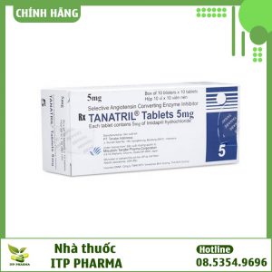 Hình ảnh hộp thuốc Tanatril Tablets 5mg