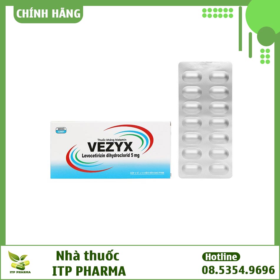 Vezyx - Điều trị tình trạng viêm mũi dị ứng hiệu quả
