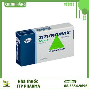 Hình ảnh hộp thuốc Zitromax