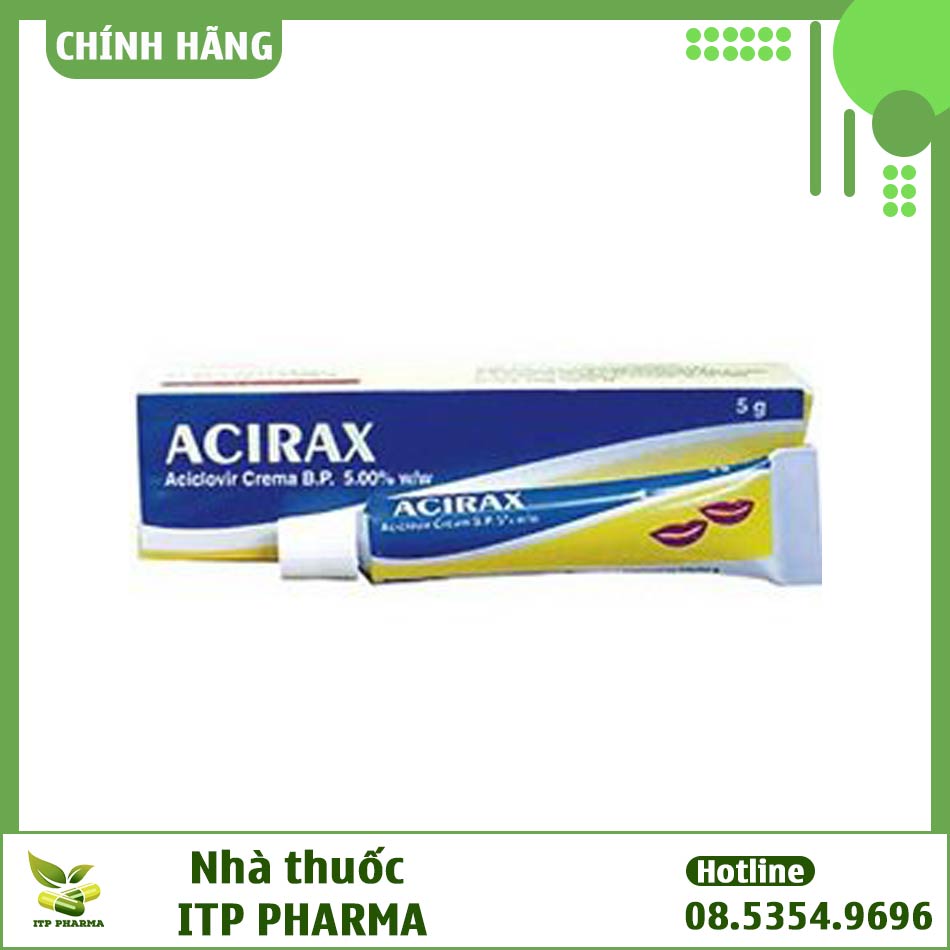 Hình ảnh hộp thuốc Acirax Cream
