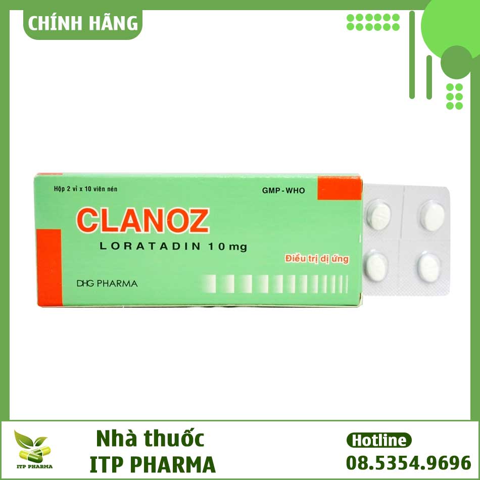 Hình ảnh vỉ thuốc Clanoz