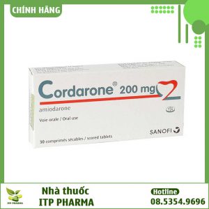 Hình ảnh hộp thuốc thuốc Cordarone 200mg
