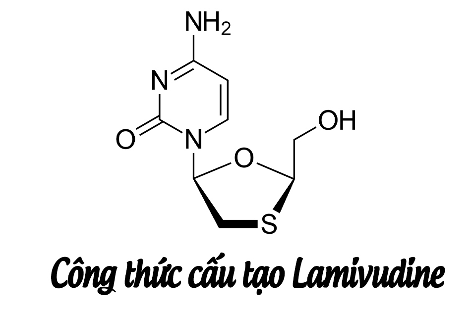 Cấu trúc hóa học của Lamivudine
