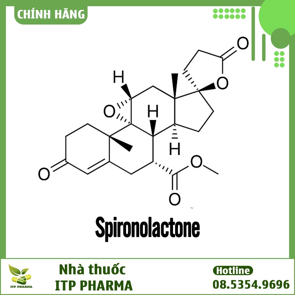 Công thức phân tử của Spironolactone