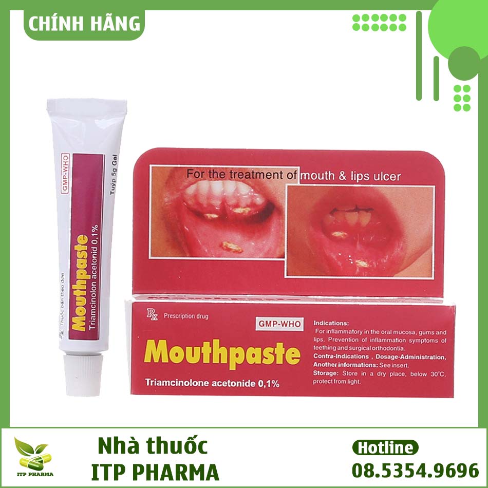 Mouthpaste là thuốc gì? Công dụng, chỉ định, giá bao nhiêu?