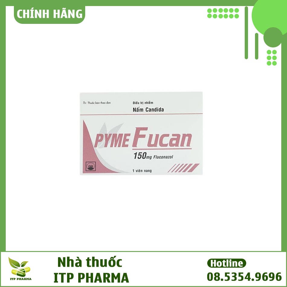 Hình ảnh hộp thuốc Pyme Fucan 150mg