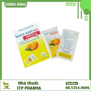 Thuốc trị cảm cúm, giảm đau, hạ sốt Skdol Baby Fort