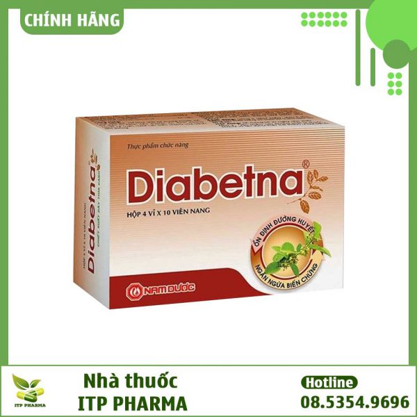 Hình ảnh hộp sản phẩm Diabetna