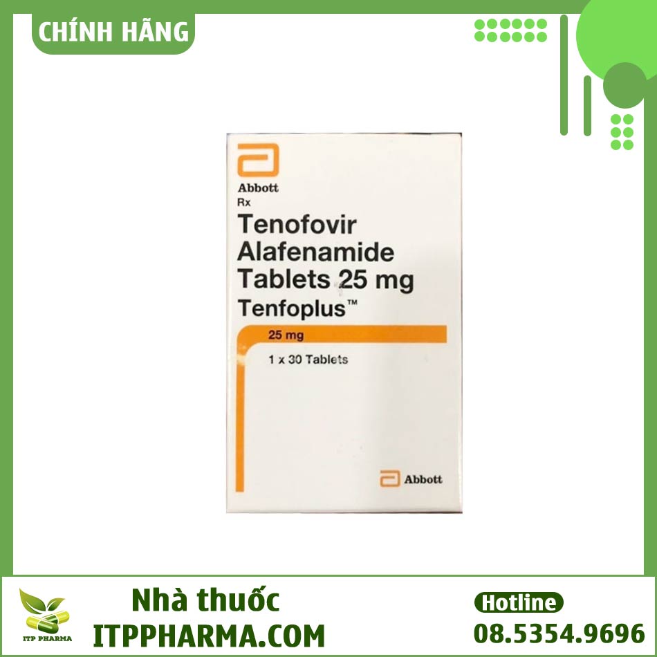 Thuốc Tenfoplus Tenofovir Alafenamide 25mg